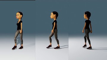 Walk Cycle to Progressive Walk in Blender 2.80