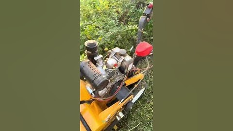 Máy cày xới đất mini máy cắt cỏ trục băm nông nghiệp máy vun luống (tạo rãnh) đa năng #automobile