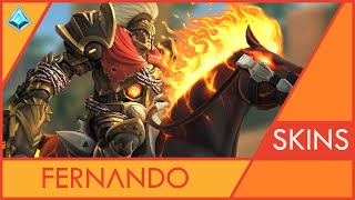 Paladins - All Fernando Skins | Preview