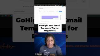 GoHighLevel Email Template Tip for Beginners #shorts