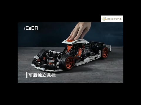 #helloworld7#1696+pcs CaDA Bricks 610 Assemble Super Car#models cars#model kits car#scale car models