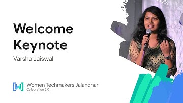 Welcome Keynote by Varsha Jaiswal | #WTMJalandharCelebration