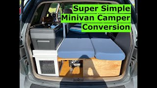 Simplistic Toyota Sienna Camper Van Conversion