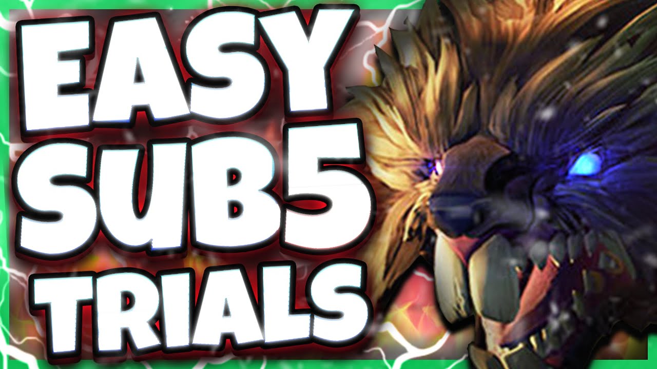 Dauntless Gnasher trials - EASIEST sub 5 build and guide