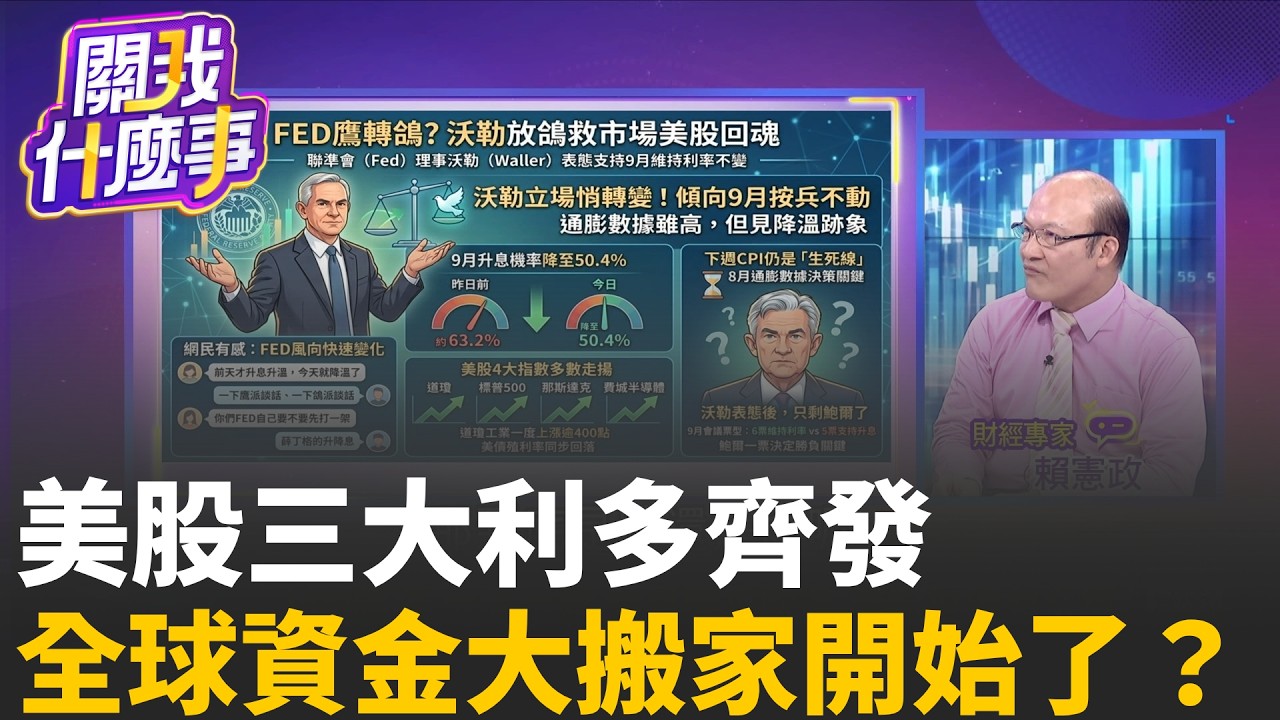 美債真的撐不住了?美財政部突然買回125億美元中短債 長債回購還沒來先救火 貝森特出手壓殖利率?│陳斐娟 主持 │20260904│關我什麼事 縮圖