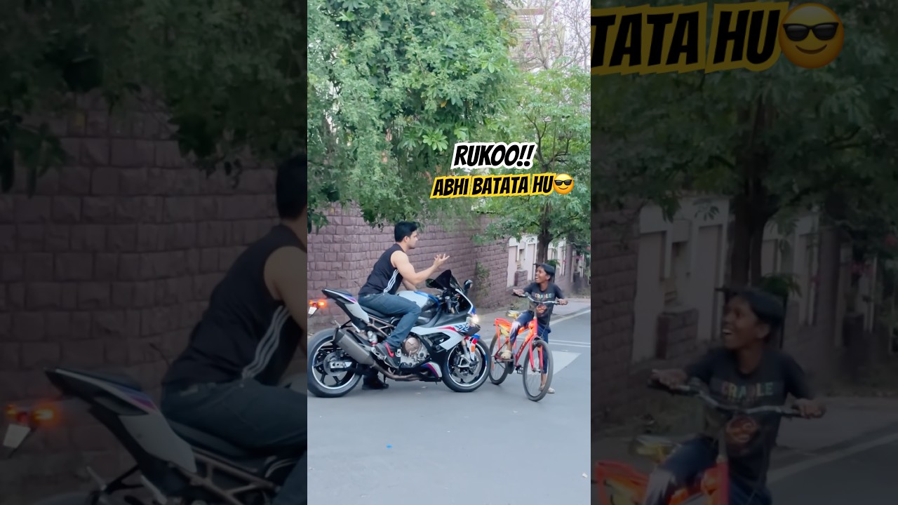 BMW S1000RR ka ROLA khatam😂 #farazstuntrider #superbikes bmws1000rr #hayabusa