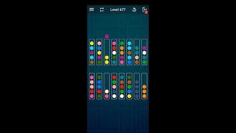 Ball Sort Puzzle 677 - No Extra Tube