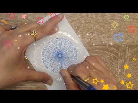 Spirograph Art Tutorial | Geometric Drawing ✨🌀| How to Use a Spirograph