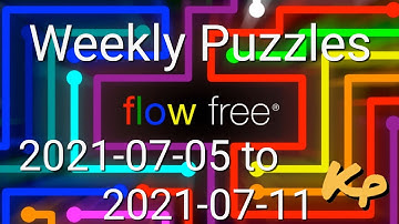 Flow Free - Weekly Puzzles - Scattered Challenge - 2021-07-05 to 11 - July 5th to 11 2021
