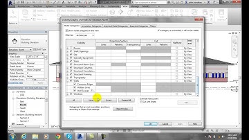 Revit 06-27 Visibility Graphic Overrides of an Element Category