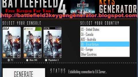 BattleField 4 Keygen Generator June 2014