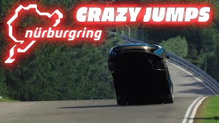 Big Supercars Jumps And Crash Nordschleife | Assetto Corsa