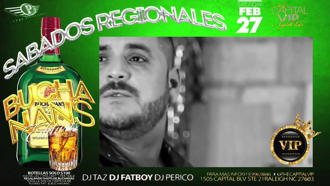 SABADOS REGIONALES VIP  BUCHANAS EDITION VDJ FAT-BOY