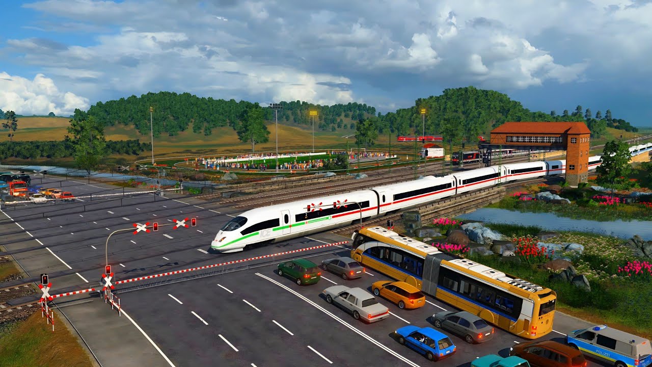 Transport Fever 2: Der Bahnübergang Teil 1016