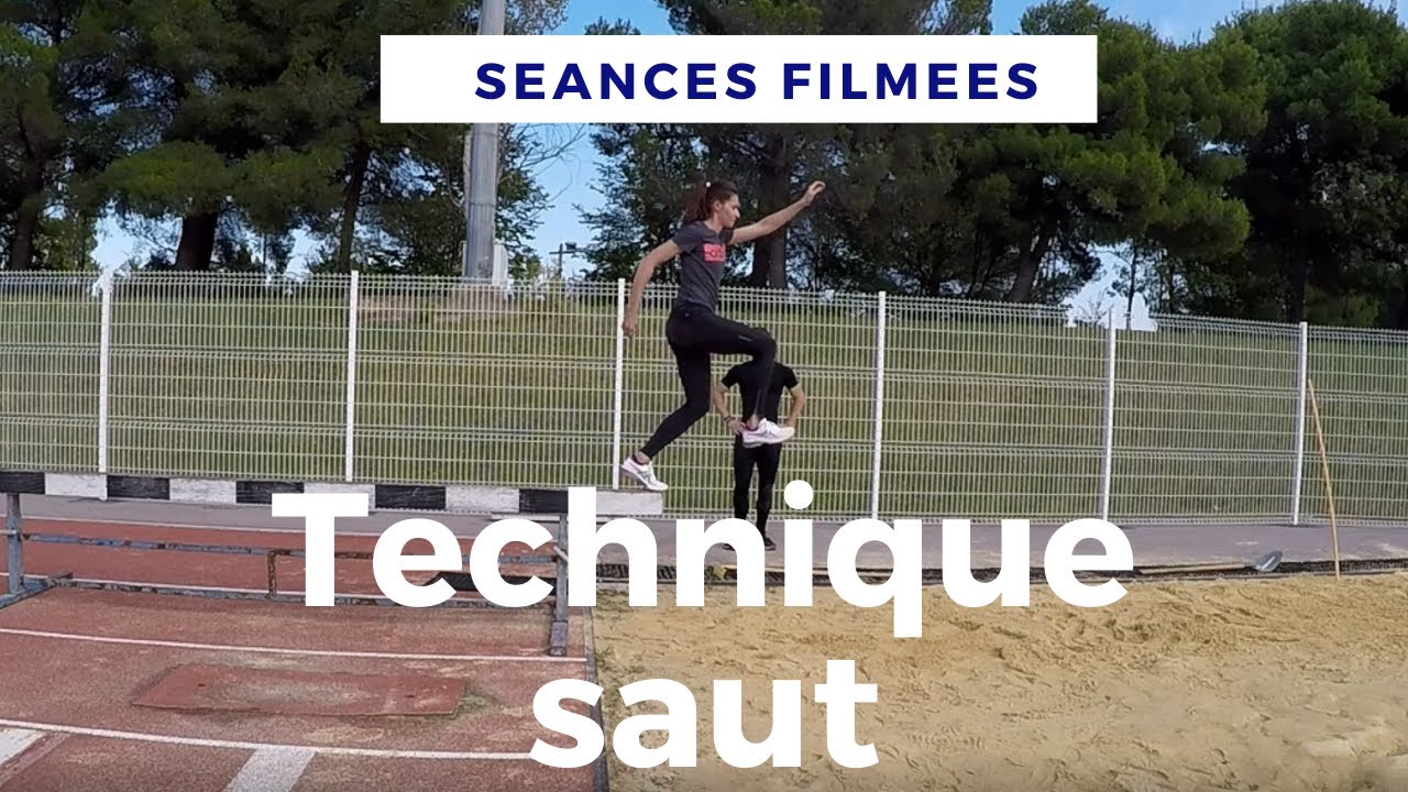 Séance 20 Technique saut en longueur double ciseau Long Jump technique Hitch Kick YouTube