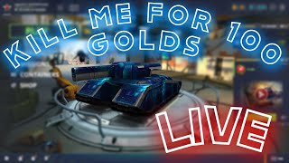 Tanki Online Kill me for 100 GOLDS!! Godmode_On Event!