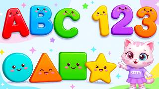 Preschool Learning activities for 3 year olds at home | Learn ABC Phonics Shapes Numbers Colors 🌈 screenshot 4