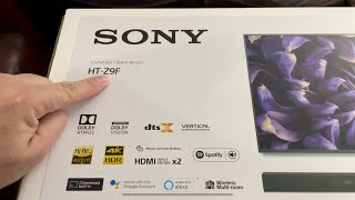 Sony HT-Z9F Sound Bar and SA-Z9R Surround Speakers Unboxing and Testing