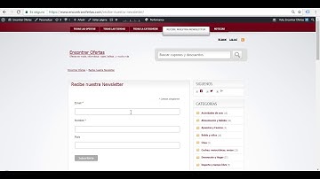 MailChimp - Insertar un formulario en tu web