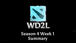West Coast Dota 2 League Season 4 Week 1 Summary