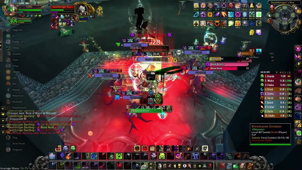 25M ICC Deathbringer Saurfang (Heroic) Unholy DK POV Odyssey