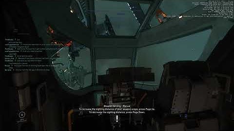Star Citizen Bug: Strange flashes inside Cutlass Black