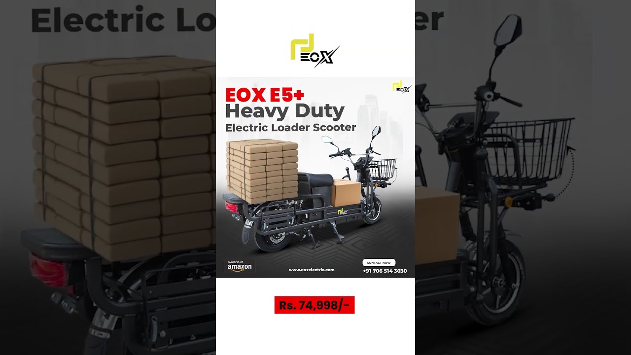 EOX E5 Plus Electric Loader Scooter