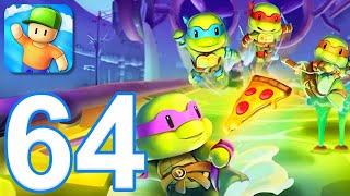 Stumble Guy‪s‬ - Gameplay Walkthrough Part 64 - Turtle Tumble & Crown Win (iOS, Android)