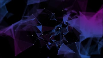 4k Plexus after effects Zooming in Network Dots and Lines and Triangles Animated Background
