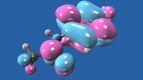Orbital animation using IQmol