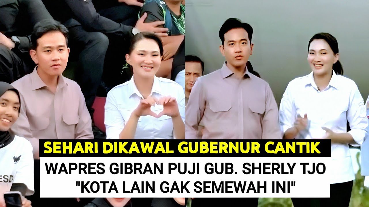 Momen Wapres Gibran Puji Gub. Sherly Tjoanda : "Kota Lain Gak Semewah ini !!"
