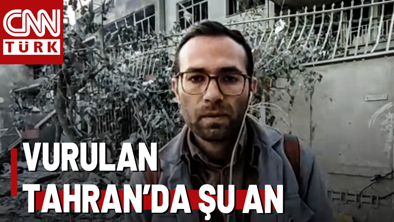 İsrail İran'da Polis Merkezini Vurmuştu... Tahran'da Hedef Alınan O Noktadan Canlı Yayın!