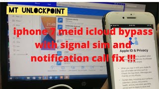 Iphone 7 Meid Device Icloud Bypass With Signal By Host