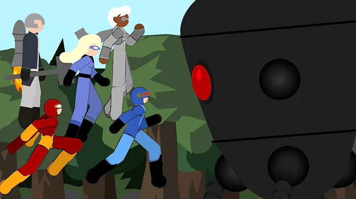 Omnidroid V.X 4 vs Supers (The incredibles) | Stick Nodes