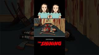 The Shining Twins Animated Come Play With Us Scene #horror #halloween #scary #stanleykubrick #viral