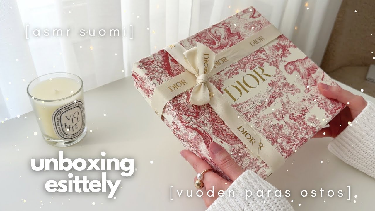 ASMR suomi - DIOR unboxing & esittely 🌸 vuoden paras ostos