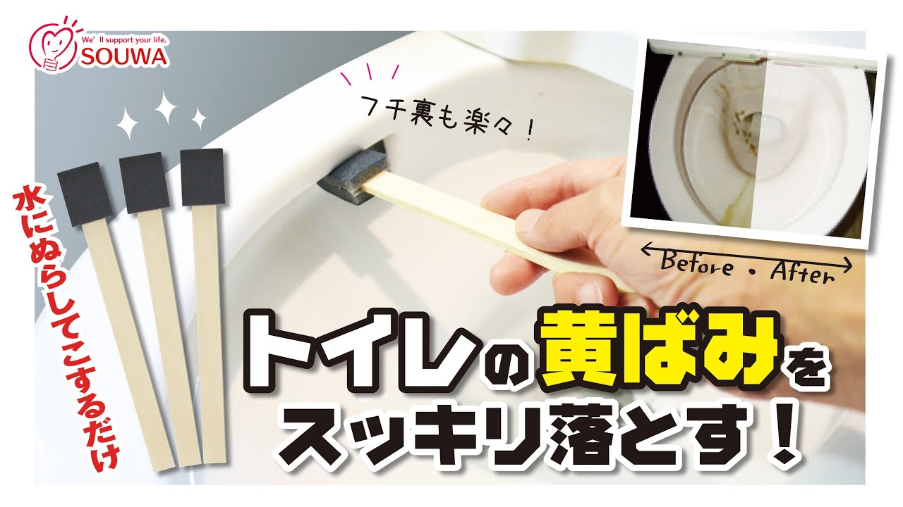 ブランド激安セール会場 創和 トイレの黄ばみすっきり棒20本入 掃除用品 日本製 SOUWA