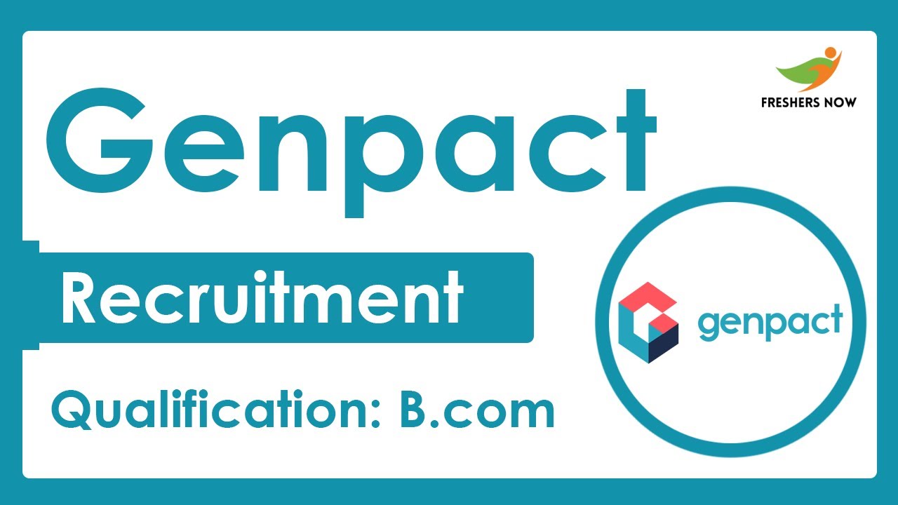 Genpact Recruitment 2023 Notification Process Associate Application 
