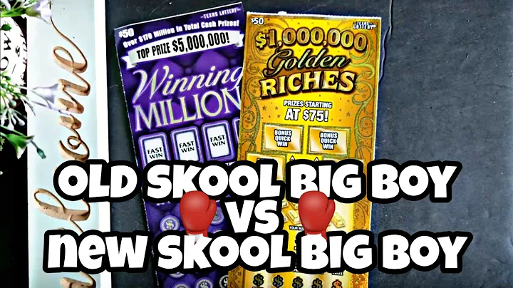 BATTLE Texas Lottery Scratch Off Tickets: $50 Golden Riches $50 Winning Millions