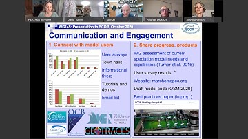 Modelling Chemical Speciation in Seawater to Meet 21st Century Needs (MARCHEMSPEC) - D. Turner