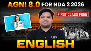 NDA English Agni 8.0 🔥 NDA 2 2026 Batch Launch | First Class of Paid Batch | Learn with Sumit