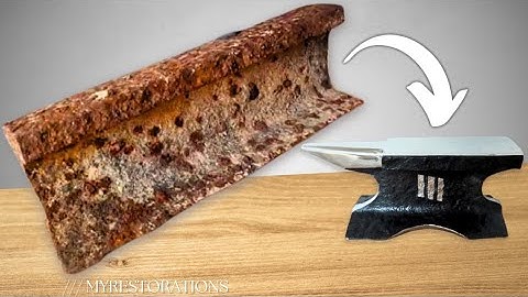 I made an anvil out of a train track