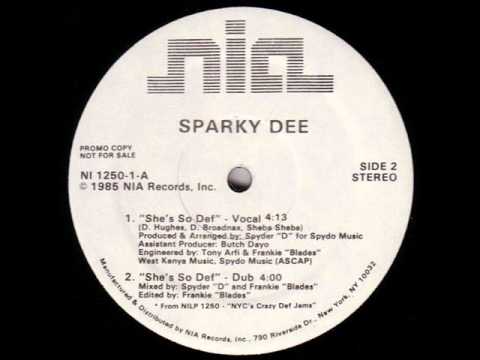 Red Alert — Sparky Dee - She's So Def (Dub Mix)