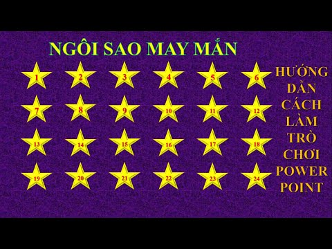 Video ✅Cách Làm Trò Chơi Học Tập Trong Powerpoint????Ly Nhi TV - YouTube