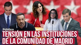 De insultos a Sánchez a expulsiones en el Ayuntamiento: la tensión invade la política en Madrid