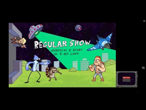 [3DS] Regular Show: Mordecai and Rigby in 8-Bit Land - Gameplay 01