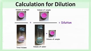 Calculations for dilution