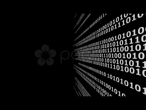 Editors Element Binary Code Angle Two. Stock Footage