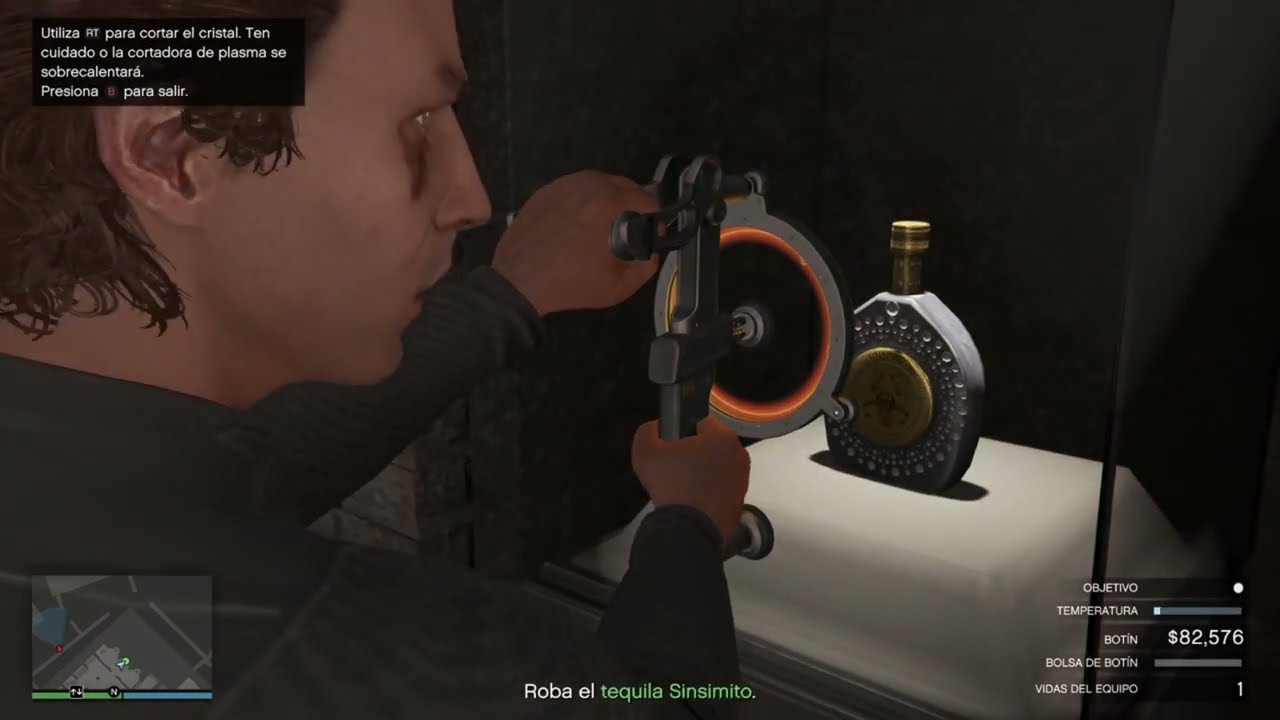 GTA Online :V :V golpe de cayo perico solo