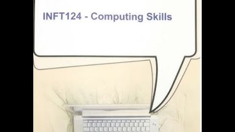 INFT124 Module 3 - Outlook basics